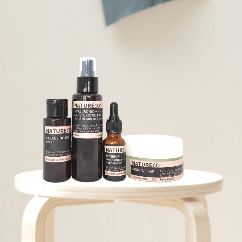 NatureCo Radiant complexion, Scars & Dark spots treatment set